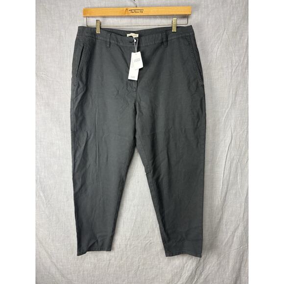 NWT EILEEN FISHER High Waisted Tapered Ankle Pant in Gray Size 18 - Picture 1 of 7